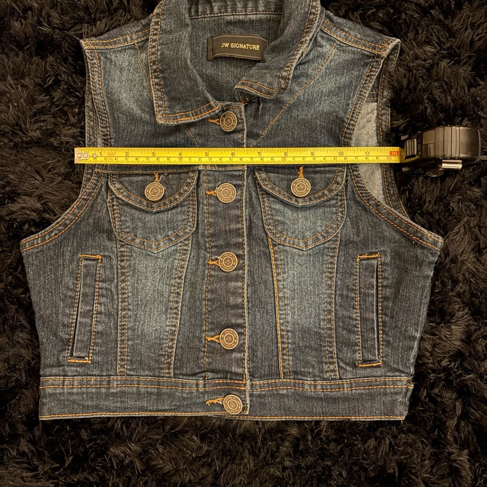 Denim Sleeveless Vest - Picture 11 of 11